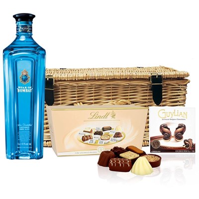 Bombay Sapphire Star of Bombay 70cl And Chocolates Hamper